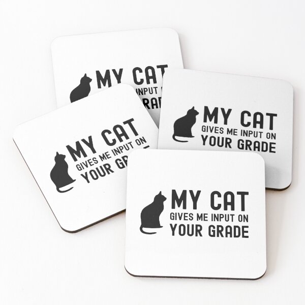 Item preview, My Cat Gives You Input On Your Grades, Cat Teacher, Cat Professor, Cat Lover Teacher designed and sold by jadedscientist.