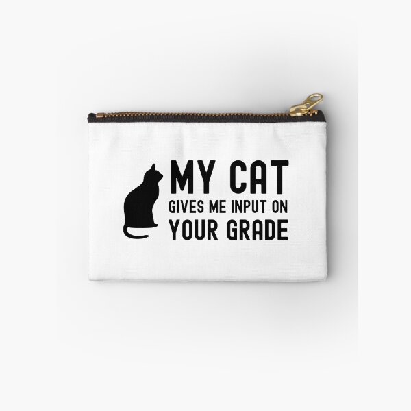 Item preview, My Cat Gives You Input On Your Grades, Cat Teacher, Cat Professor, Cat Lover Teacher designed and sold by jadedscientist.