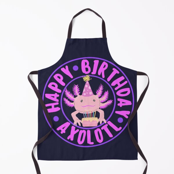 Item preview, Happy Axolotl Birthday designed and sold by BronikowskiART.
