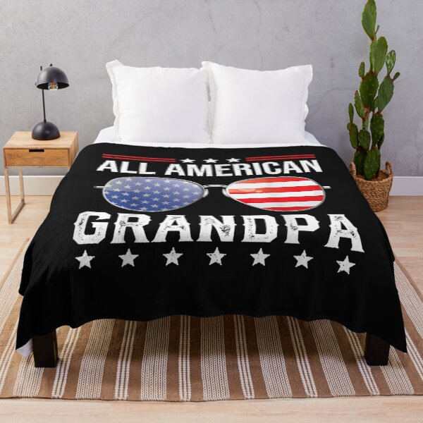 Item preview, All American Grandpa Matching Family Fourth 4th of July T-Shirt designed and sold by Tourane-Navy.