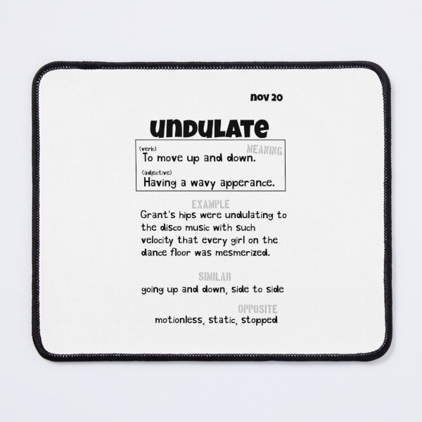 Item preview, November 20 Undulate designed and sold by Square Root of Squid.