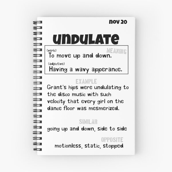 Item preview, November 20 Undulate designed and sold by Square Root of Squid.