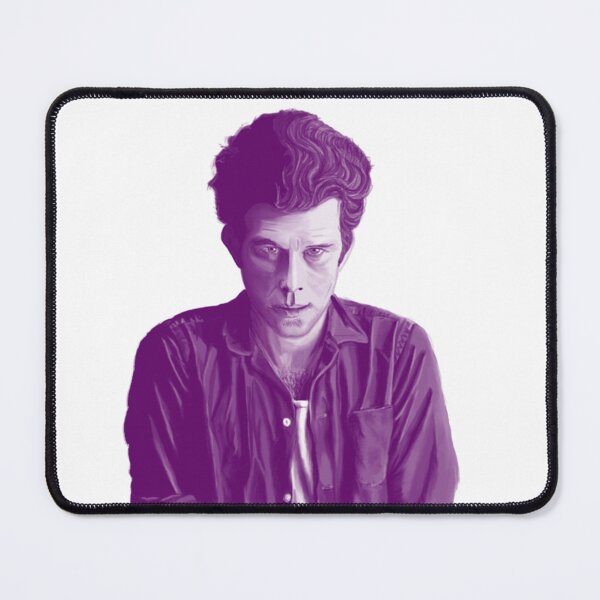 Item preview, Tom Waits in Purple, Magical Realism Portrait No Background, Single and Repeating Pattern designed and sold by Nicolette Olivier.