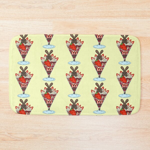 Item preview, Bunny Chocolate Cake Ice Cream With Yellow background  designed and sold by missmann.