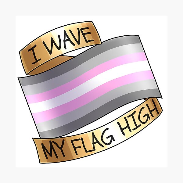 Item preview, Demigirl Flag! designed and sold by Dimonds456.