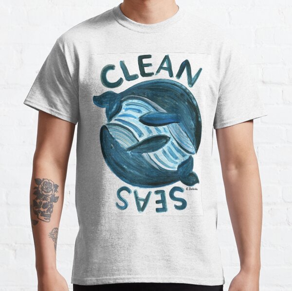 Clean Seas for Whales Classic T-Shirt