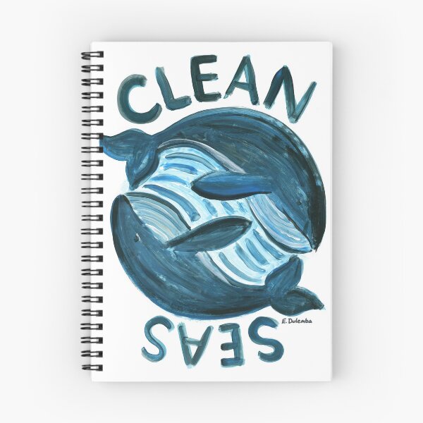 Item preview, Clean Seas for Whales designed and sold by Elizabeth Dulemba.