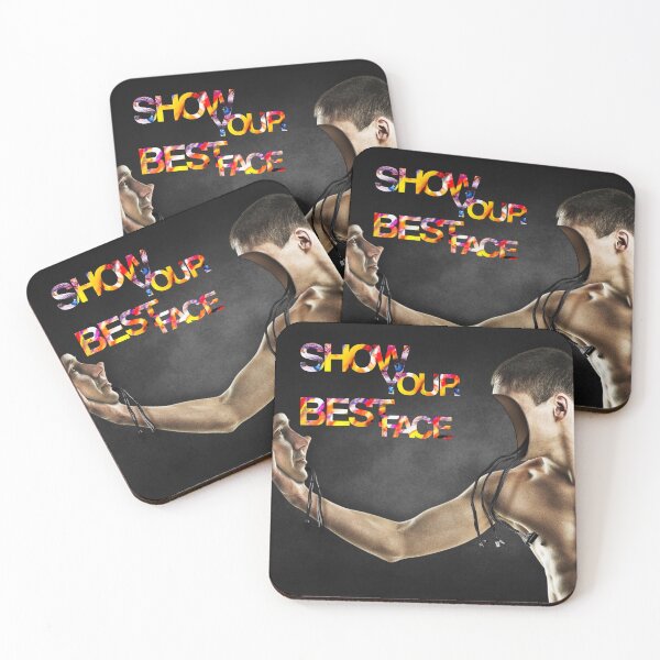 Item preview, Show your best face Science fiction post modern- designed and sold by SpArtk.