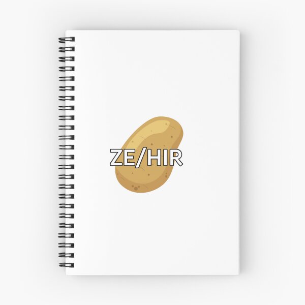 Item preview, Potato pronouns ze/hir- no flag designed and sold by CottonCandyCole.