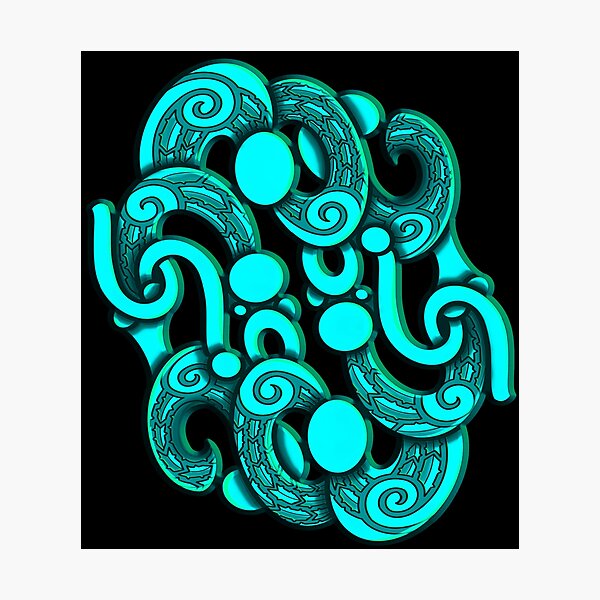 Item preview, TNT - Manaia in motion - AQUA designed and sold by TNT-STYLEZ.