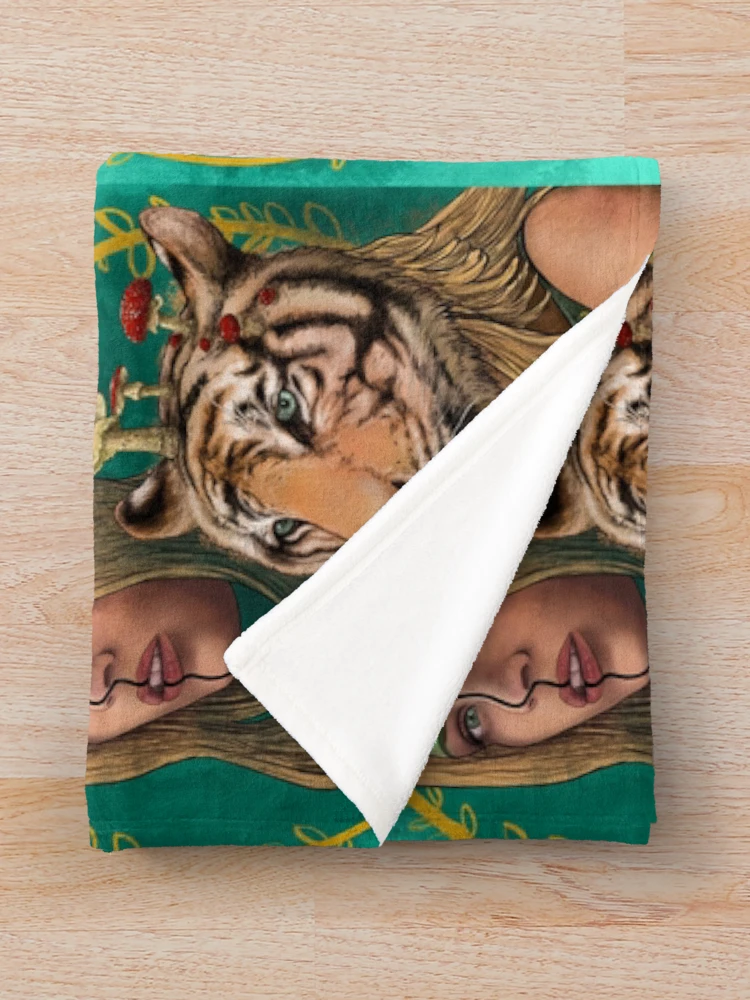 Thumbnail 3 of 6, Throw Blanket, Free your mind designed and sold by Rabbitfool.