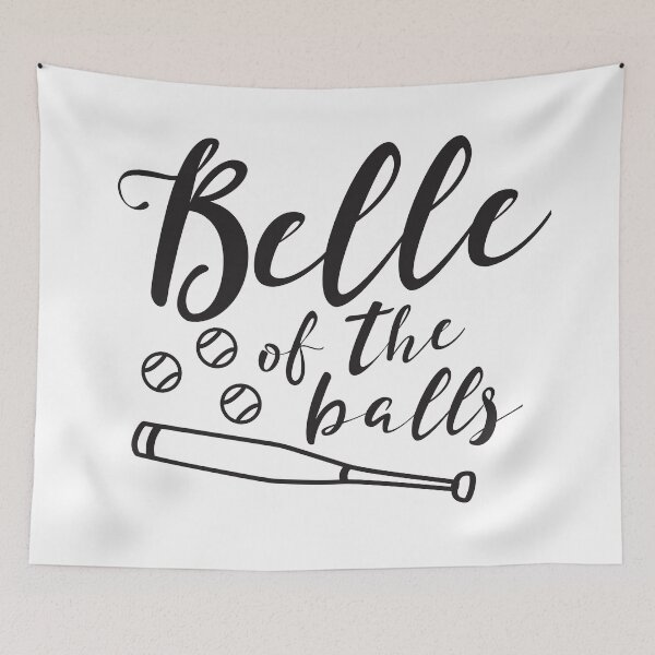 Item preview, Belle of the balls (BASEBALL) designed and sold by jazzydevil.