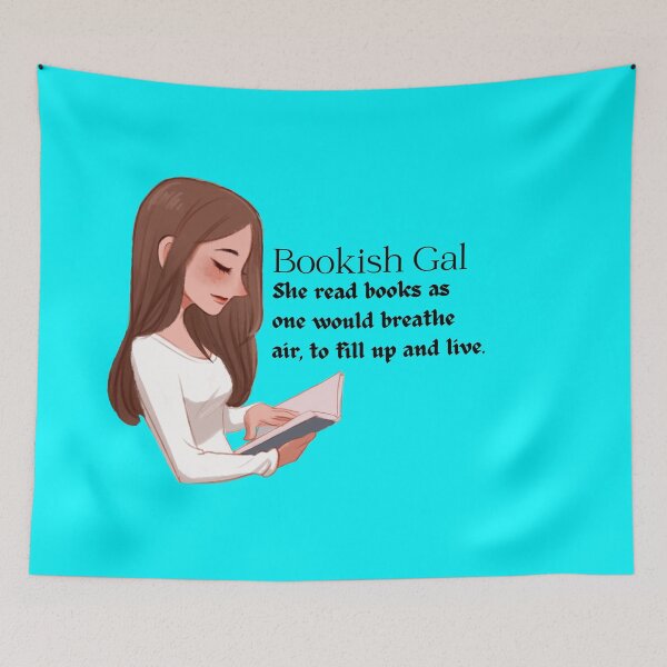 Item preview, Bookish Gal - bookworms confessions designed and sold by Fanatic Nerd.