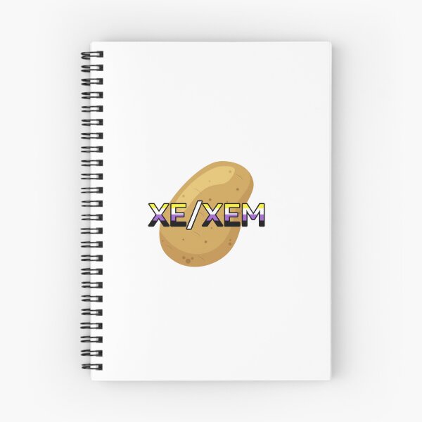 Item preview, Potato pronouns xe/xem- nonbinary flag designed and sold by CottonCandyCole.