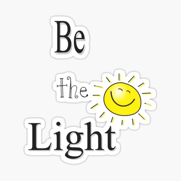 Be the Light Sticker