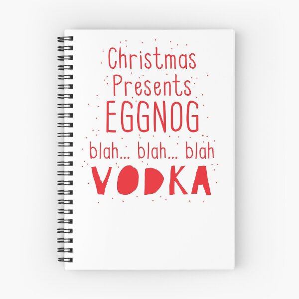 Item preview, Christmas Presents EGGNOG Blah... blah ...blah VODKA designed and sold by jazzydevil.