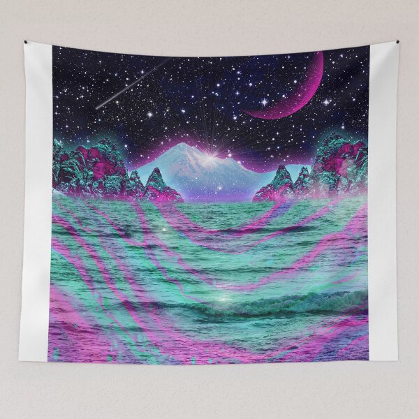Item preview, Trippy Sea (Purple Version) designed and sold by Moonquestart.
