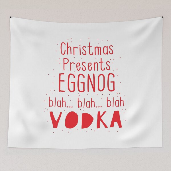 Item preview, Christmas Presents EGGNOG Blah... blah ...blah VODKA designed and sold by jazzydevil.