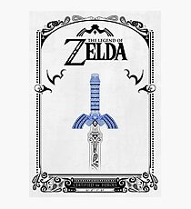 Zelda legend - link Sword doodle Photographic Print