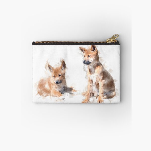 Item preview, Dingo Pups Watercolour Artwork  designed and sold by Typeglyphs.