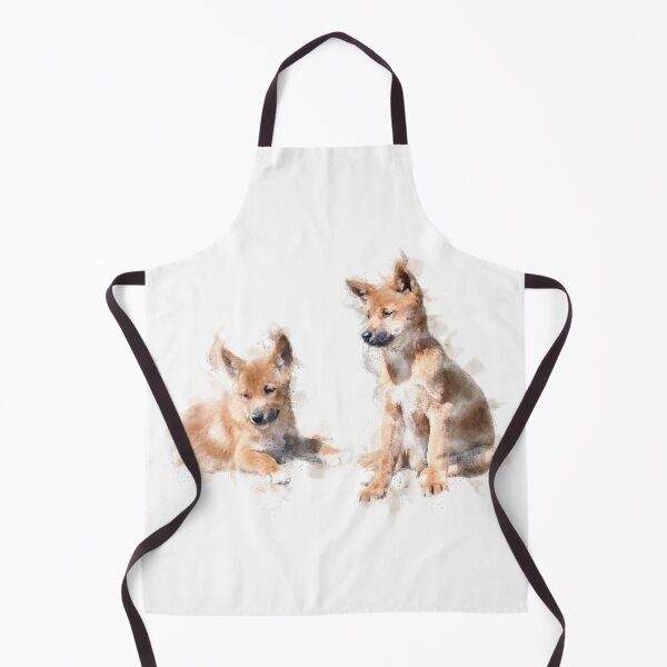Item preview, Dingo Pups Watercolour Artwork  designed and sold by Typeglyphs.