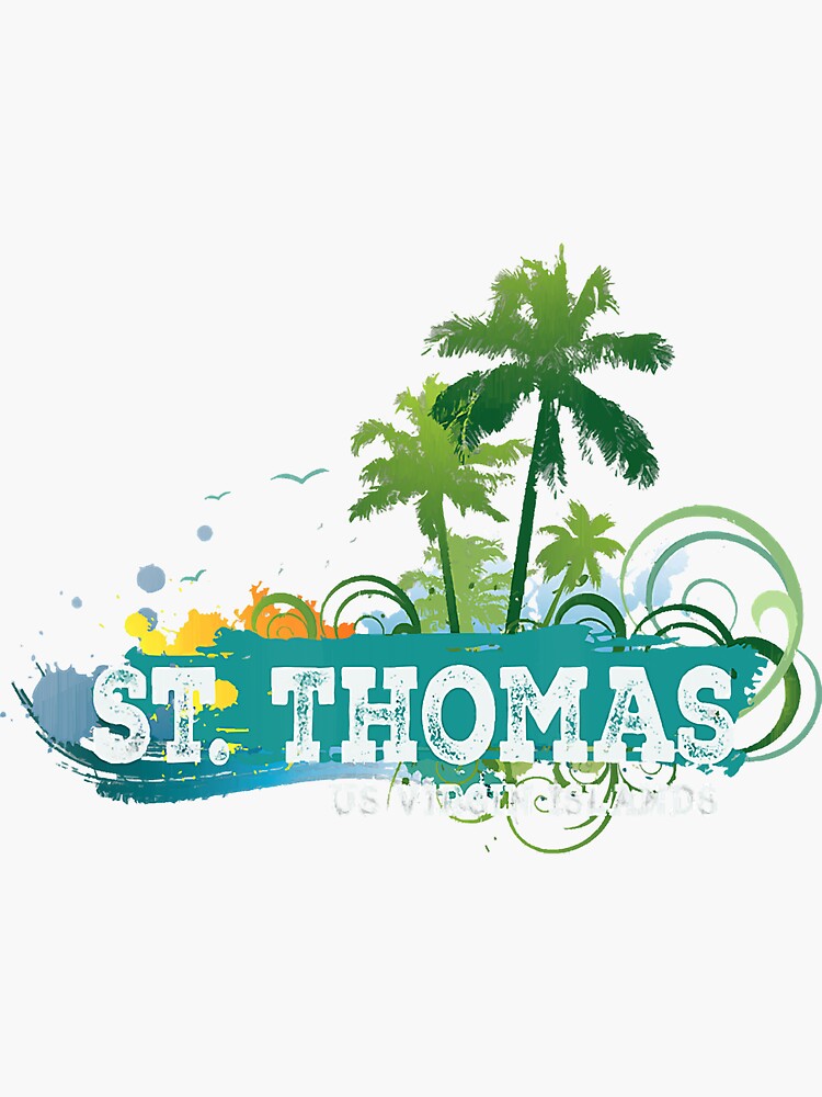 70's Vintage St. Thomas Virgin Islands Travel T-shirt Tee 