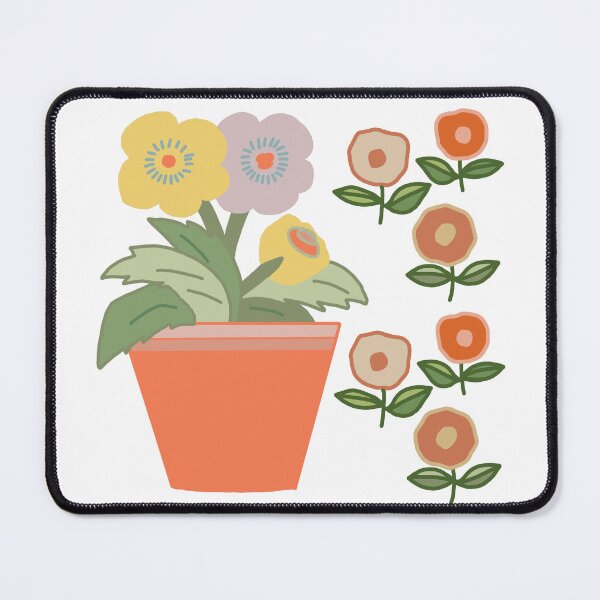 Item preview, Flower Pot Pattern designed and sold by IdinDesignShop.