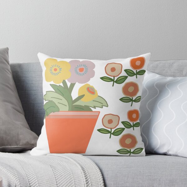Item preview, Flower Pot Pattern designed and sold by IdinDesignShop.