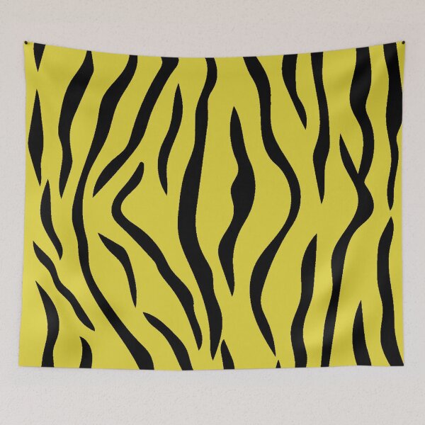 Artikelvorschau, Gelbe Tigerstreifen entworfen und verkauft von Poetic Patterns Studio.
