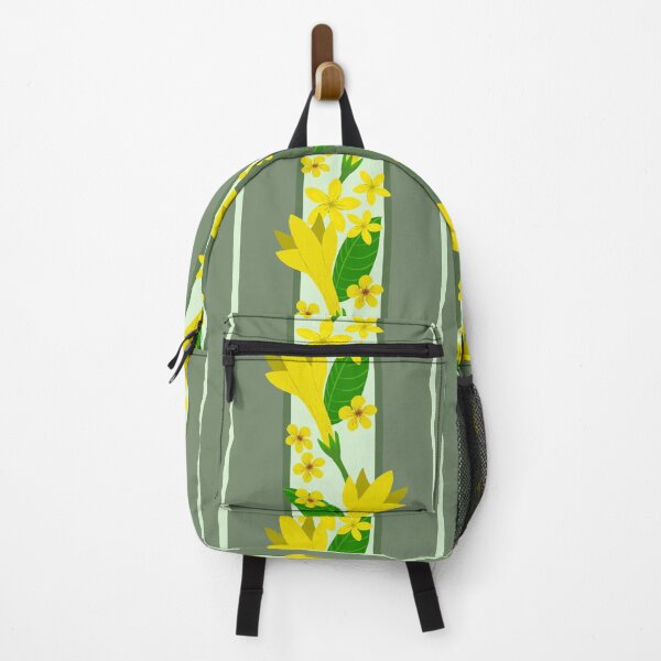 Item preview, Yellow Flowering Garden Stripe designed and sold by Colour Angel by KV.