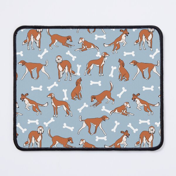 Item preview, Playing Red Saluki - Blue Background designed and sold by Lulupainting.