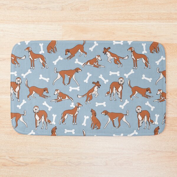 Item preview, Playing Red Saluki - Blue Background designed and sold by Lulupainting.