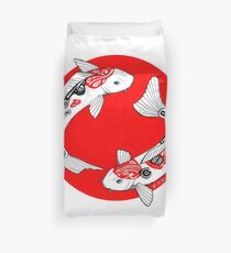 Japanese koi Duvet Cover