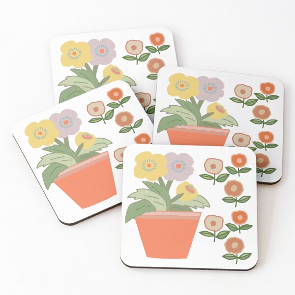 Item preview, Flower Pot Pattern designed and sold by IdinDesignShop.