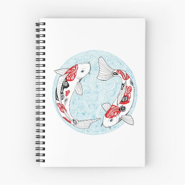 Item preview, Fish carp koi blue designed and sold by artetbe.