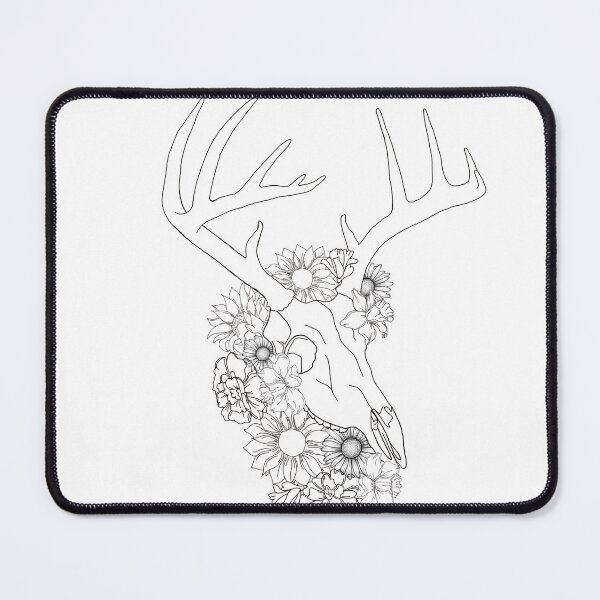 Item preview, Skull flower patch designed and sold by SheHunts99.