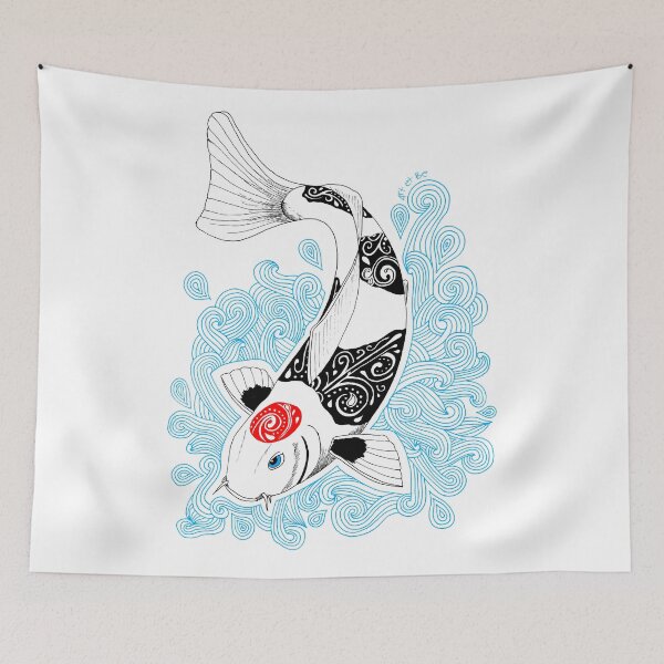 Item preview, Fish koi Tancho designed and sold by artetbe.