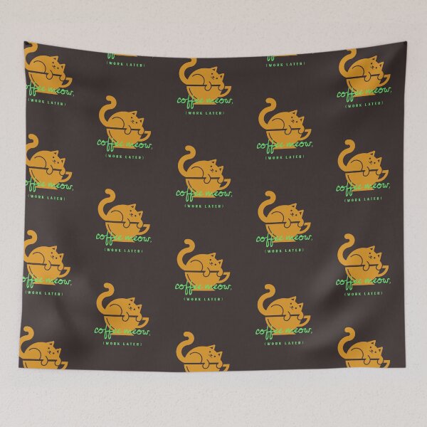 Item preview, Coffee meow, work later. designed and sold by Sansiri.