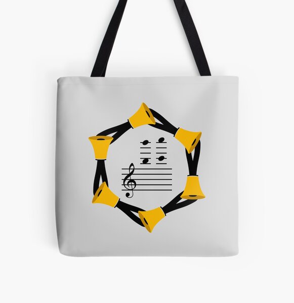 "B6/C7/B7/C8 (Position 11) Handbell Star" Tote Bag for Sale by
