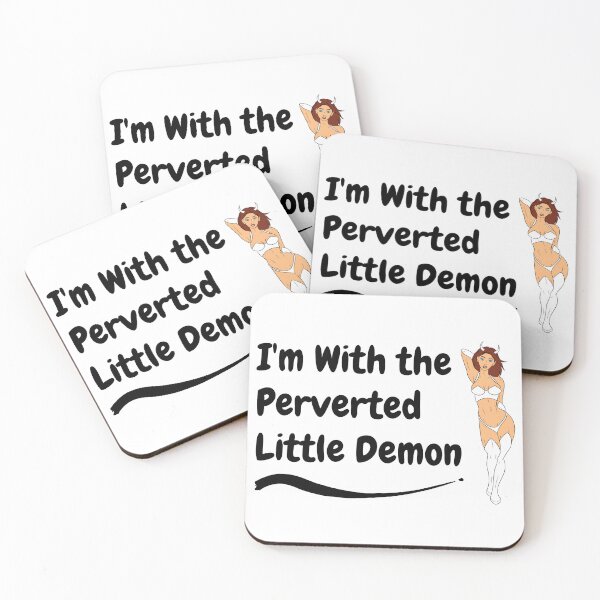 Item preview, Swinger Hotwife I'm With the Perverted Little Demon -White Demon (Couples Design) designed and sold by swingersshop.