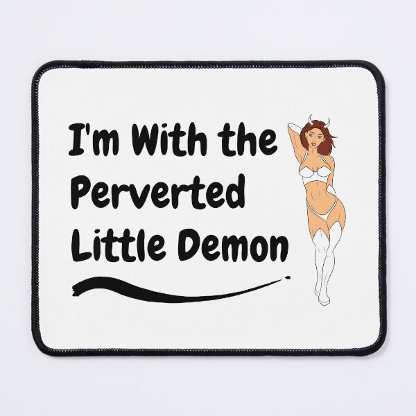 Item preview, Swinger Hotwife I'm With the Perverted Little Demon -White Demon (Couples Design) designed and sold by swingersshop.