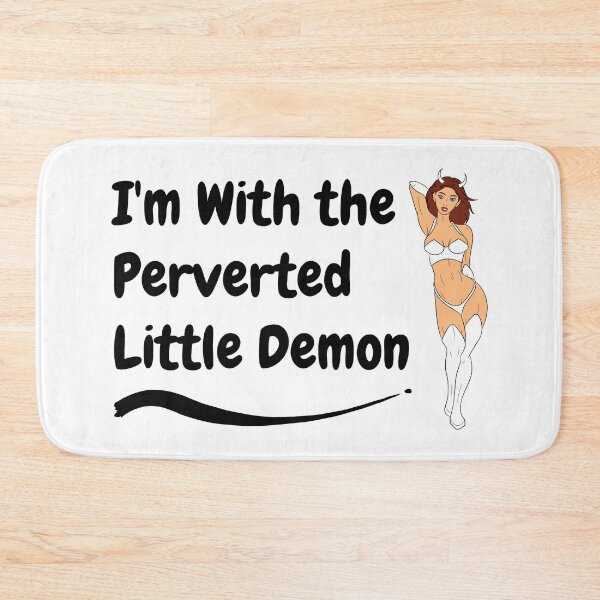 Item preview, Swinger Hotwife I'm With the Perverted Little Demon -White Demon (Couples Design) designed and sold by swingersshop.