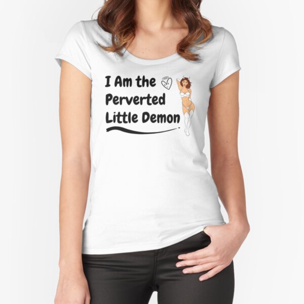 Item preview, Swinger Hotwife I Am the Perverted Little Demon - White Demon (Couples Design) designed and sold by swingersshop.