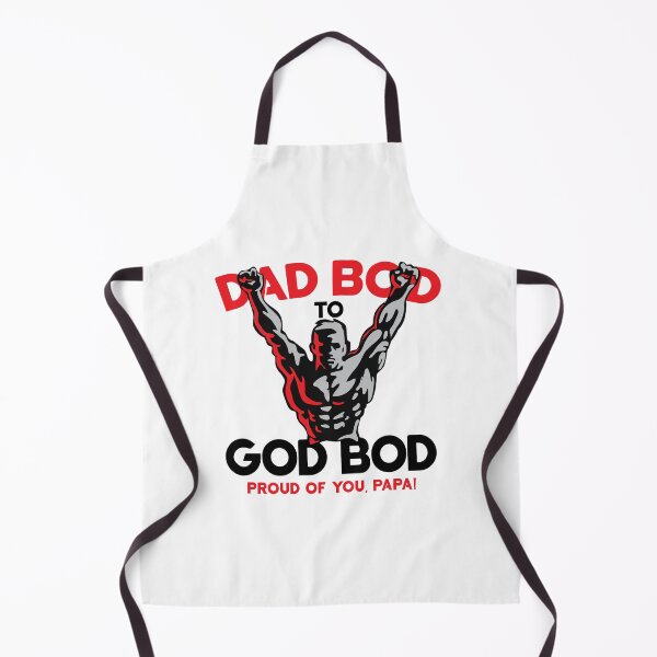 Artikelvorschau, Von Dad Bod zu God Bod (stolzer starker Vatertag) entworfen und verkauft von WULFLAND ARTS.