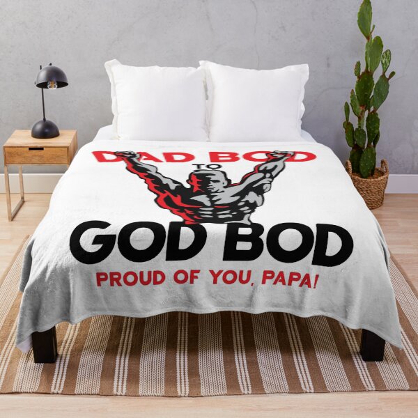 Artikelvorschau, Von Dad Bod zu God Bod (stolzer starker Vatertag) entworfen und verkauft von WULFLAND ARTS.