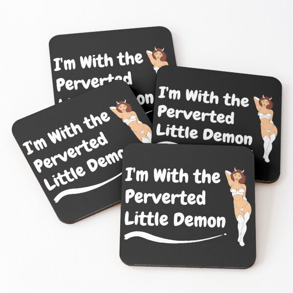 Item preview, Swinger Hotwife I'm With the perverted Little Demon - White Demon (Couples Design) For dark colors designed and sold by swingersshop.