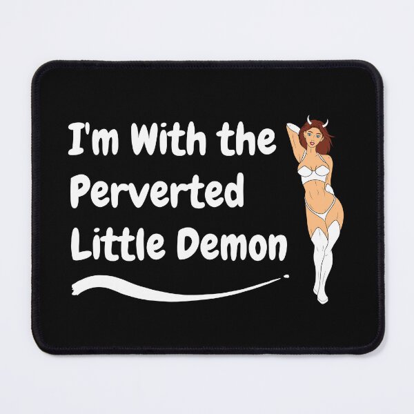 Item preview, Swinger Hotwife I'm With the perverted Little Demon - White Demon (Couples Design) For dark colors designed and sold by swingersshop.