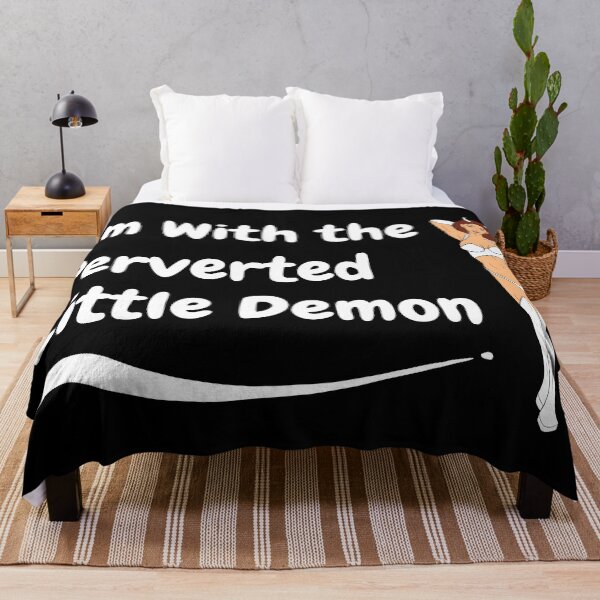 Item preview, Swinger Hotwife I'm With the perverted Little Demon - White Demon (Couples Design) For dark colors designed and sold by swingersshop.