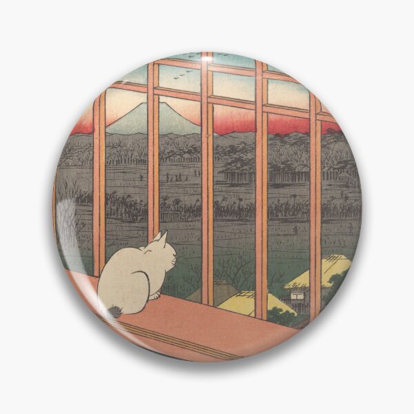 Item preview, Revelers Returned from the Tori no Machi Festival at Asakusa, from the series One Hundred Famous Views of Edo 1857 Utagawa Hiroshige Japanese -Yoshiwara teahouse, Utagawa Hiroshige  designed and sold by TeeARTHY.