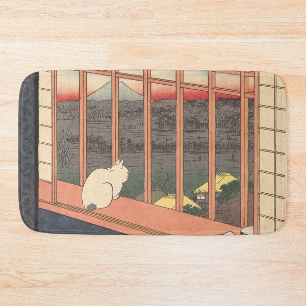 Item preview, Revelers Returned from the Tori no Machi Festival at Asakusa, from the series One Hundred Famous Views of Edo 1857 Utagawa Hiroshige Japanese -Yoshiwara teahouse, Utagawa Hiroshige designed and sold by TeeARTHY.